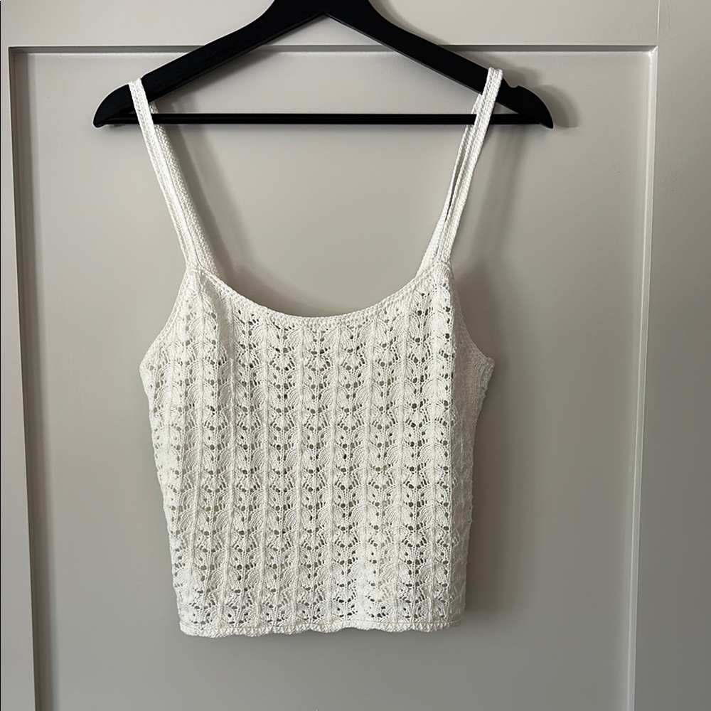 Aritzia crochet top